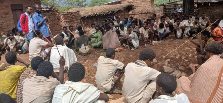 Discussion in Anano Kebele